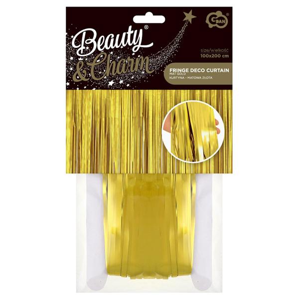 Dørforhæng Mat Guld