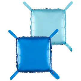 Pudeballoner Bl&aring;/Pastelbl&aring; 4-pak