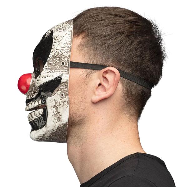 Uhyggelig Klovnemaske med Bevægelig Kæbe