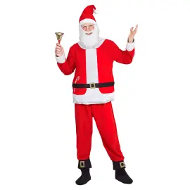 Julemandskostume med Polstret Mave L