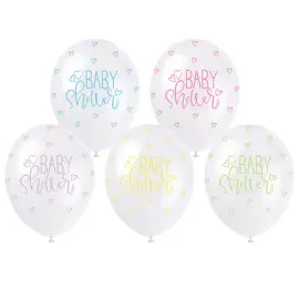Baby Shower Balloner Pastel