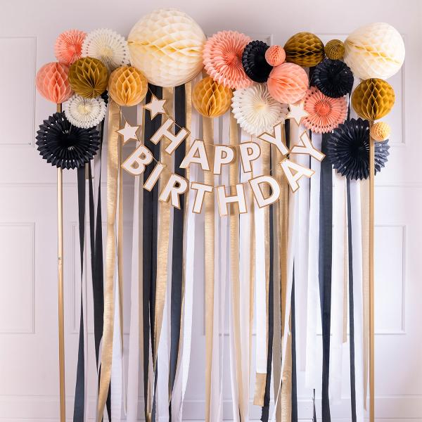 Hængende Honeycomb Lys Fersken 20 cm