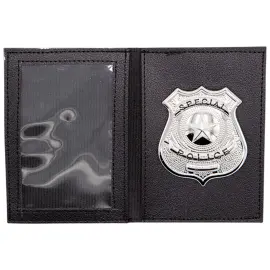 Tegnebog med Politiskilt