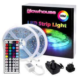 Flerfarvet LED Strip 10 Meter