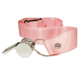 Metalfl&oslash;jte i S&oslash;lv med Lyser&oslash;dt B&aring;nd