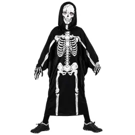 Skeletkostume B&oslash;rn