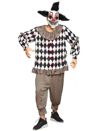 Uhyggelig Klovn Kostume Voksen