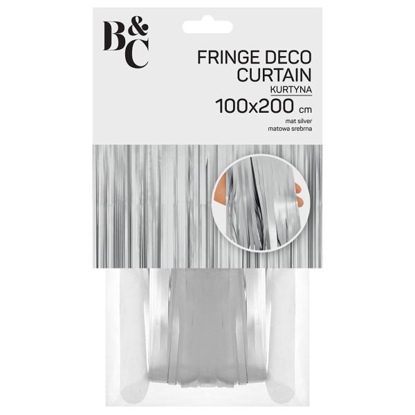 Dørforhæng Mat Sølv