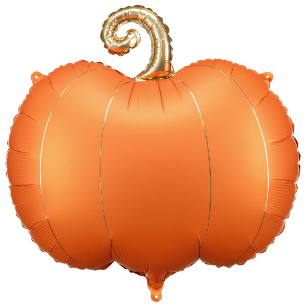 Folieballon Græskar Orange/Guld