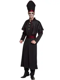 Uhyggelig Præst Kostume
