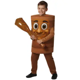 Kostume Tung Tung Sahur B&oslash;rn