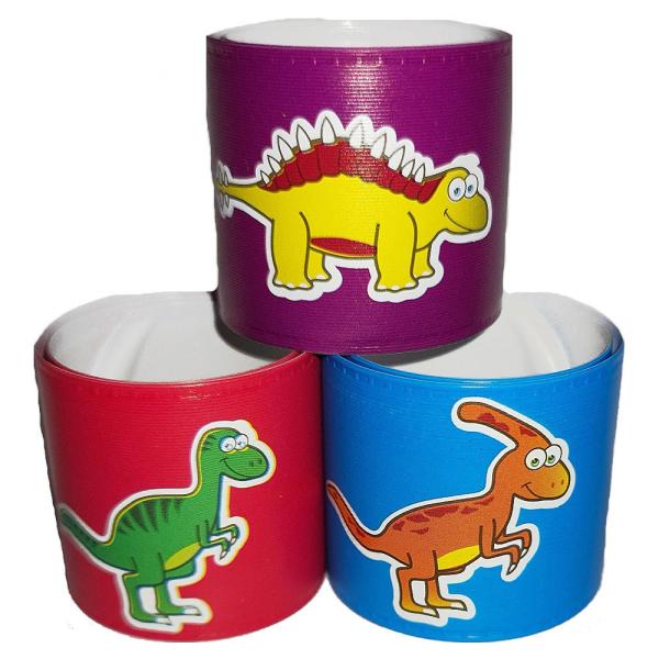 Slap Bracelet Armbånd Dinosaurer