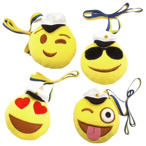Studenterbamse Smiley 8 cm