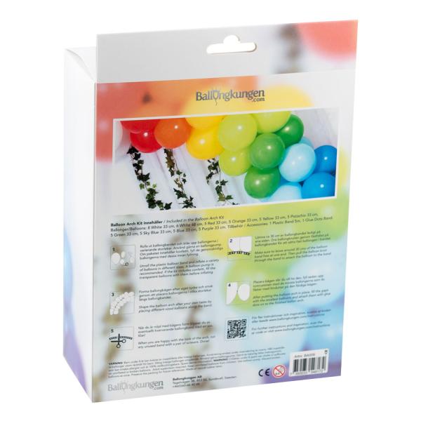Ballonbue Sæt Regnbue