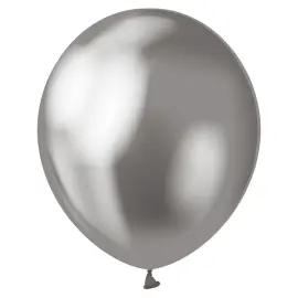 Latexballoner Chrome Grafit Platinum