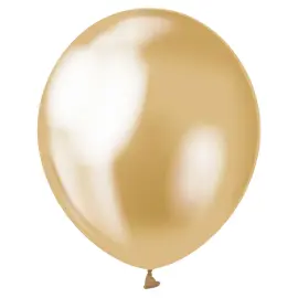Latexballoner Chrome Guld Platinum