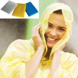 Regnponcho med H&aelig;tte