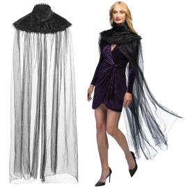 Kappe med Høj Krave Sort