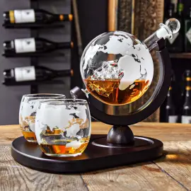 Globe Whiskey Karaffel Sæt Deluxe