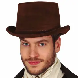 H&oslash;j Hat M&oslash;rkebrun