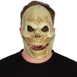 Dødningehovedmaske med Bevægelig Kæbe