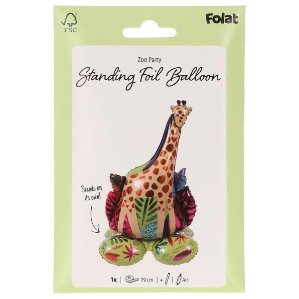 Stående Folieballon Giraf