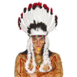 Hovedbeklædning med Fjer Indianer