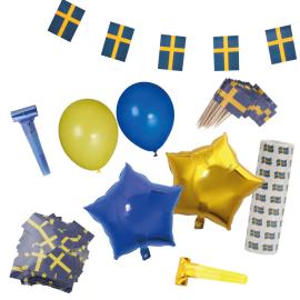 Dekorationspakke Sverige 7-pak