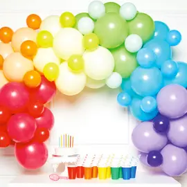 Ballonguirlande Sæt Regnbue