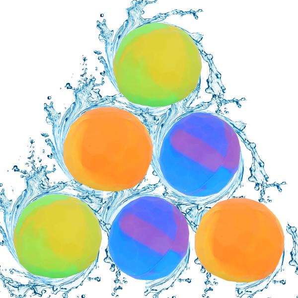 Silikone Vandballoner Genanvendelige 5,5 cm 6-pak