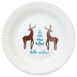 Hello Winter Papirassietter 6-pak