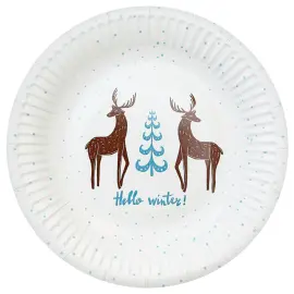 Hello Winter Papirassietter 6-pak