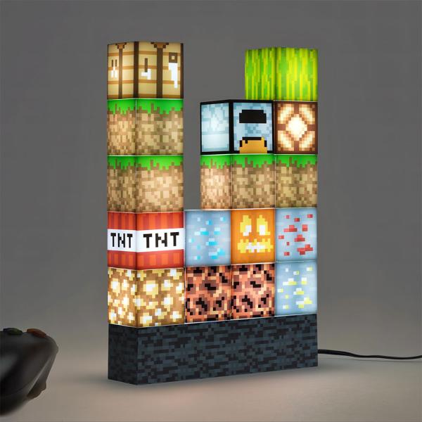 Minecraft Block Lampe Creeper