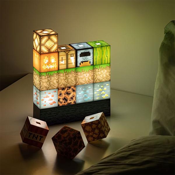 Minecraft Block Lampe Creeper