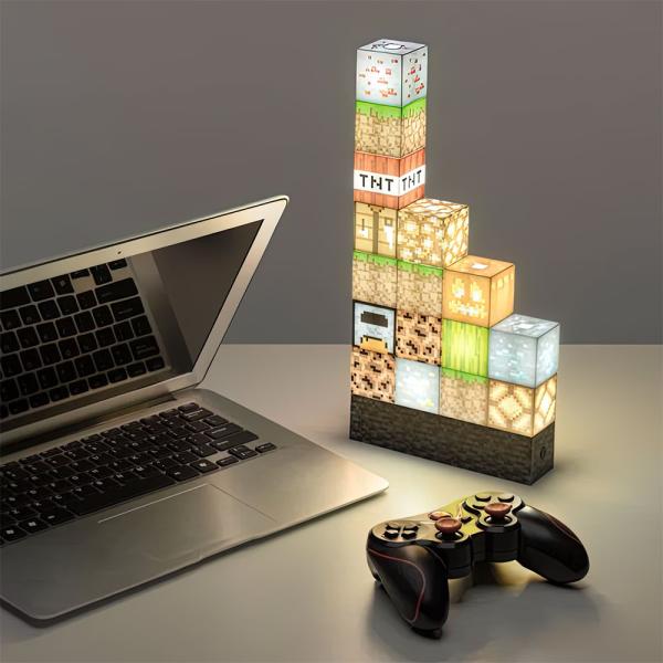 Minecraft Block Lampe Creeper