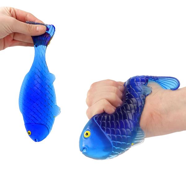 Sticky og Stretchy Fisk Legetøj 17,6 cm