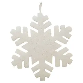 Hængende Dekoration Snøfnug Glitter 35 cm