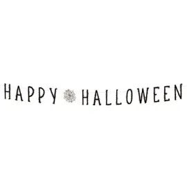 Happy Halloween Guirlande Spiderweb