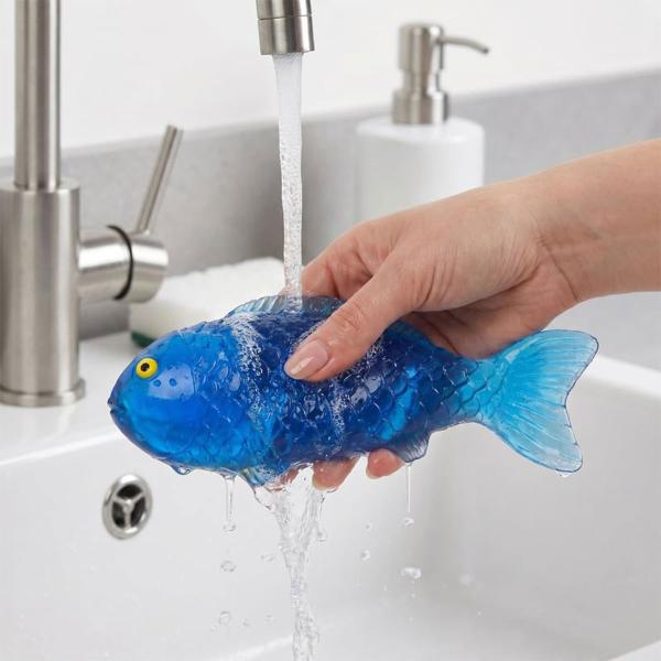 Sticky og Stretchy Fisk Legetøj 17,6 cm