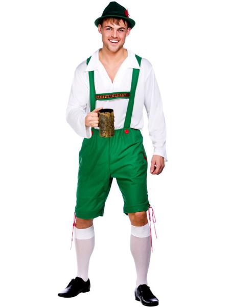 Lederhosen Grøn Kostume