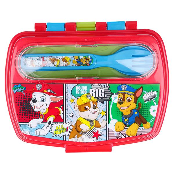 Madkasse med Bestik Paw Patrol