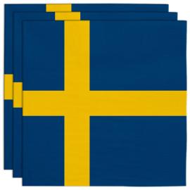 Svensk Flag Servietter 33 cm 20-pak