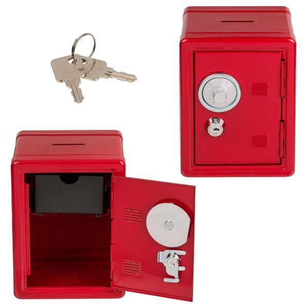 Sparebøsse Pengeskab 12 x 10 x 16 cm