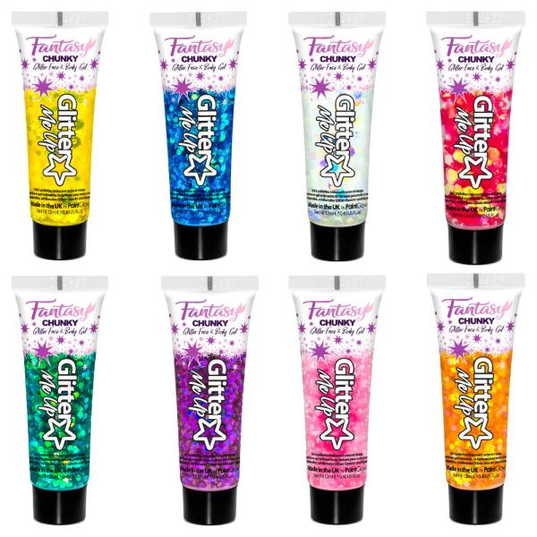PaintGlow Ansigts- og Kropsglitter Chunky Gel