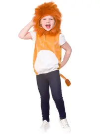 Løvekostume med Hætte Børn