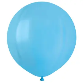 Store Runde Lyseblå Balloner