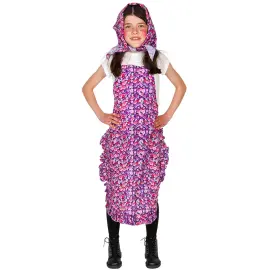 P&aring;skeheks Blomstret B&oslash;rnedragt 128/140 cm