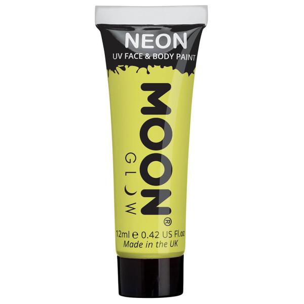 Moon Glow Pastel Neon UV Krops- & Ansigtsfarve Pastel Gul