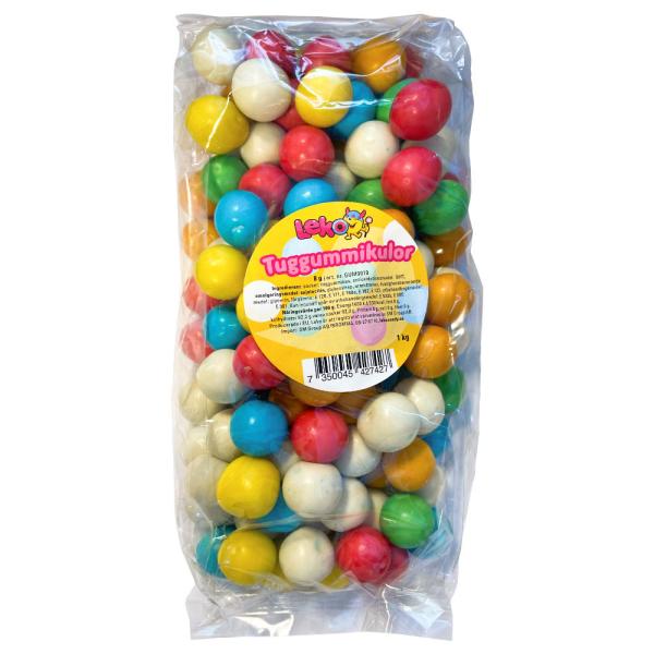 Store Tyggegummikugler 1 kg