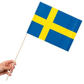 H&aring;ndflag Sverige 50 cm 10-pak